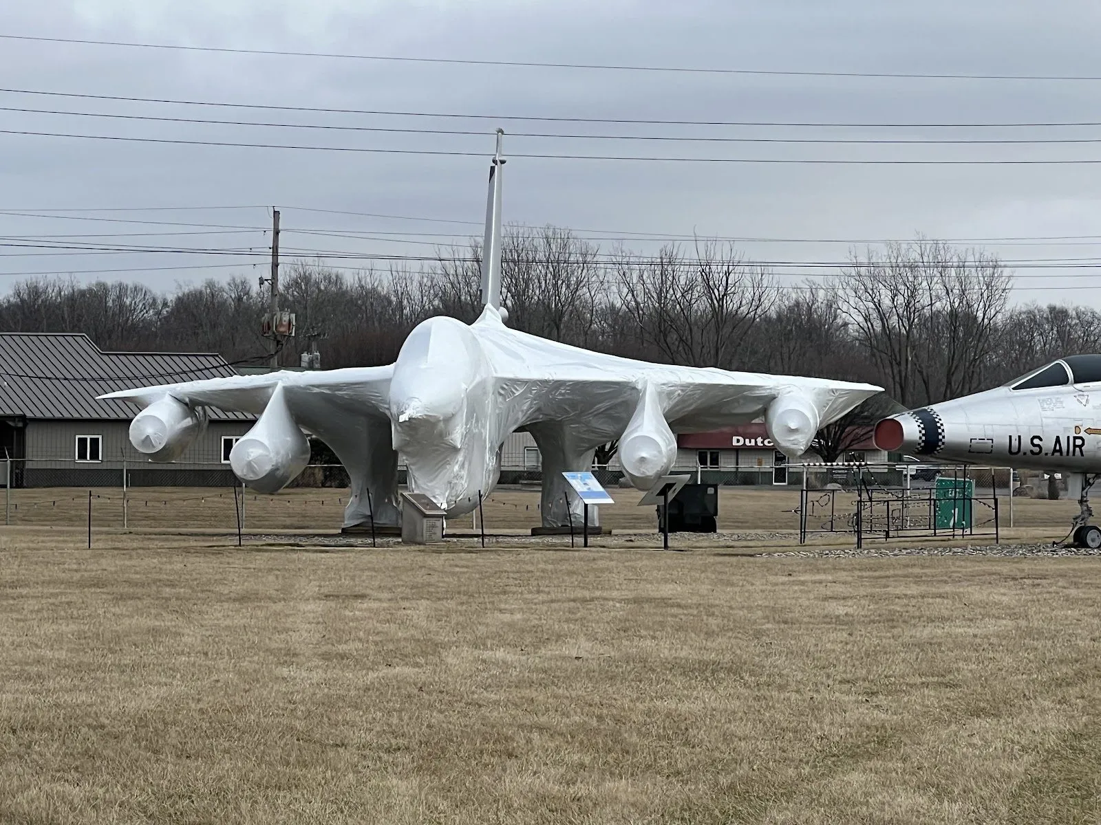 Grissom Air Museum shrink wrap project, photo 6