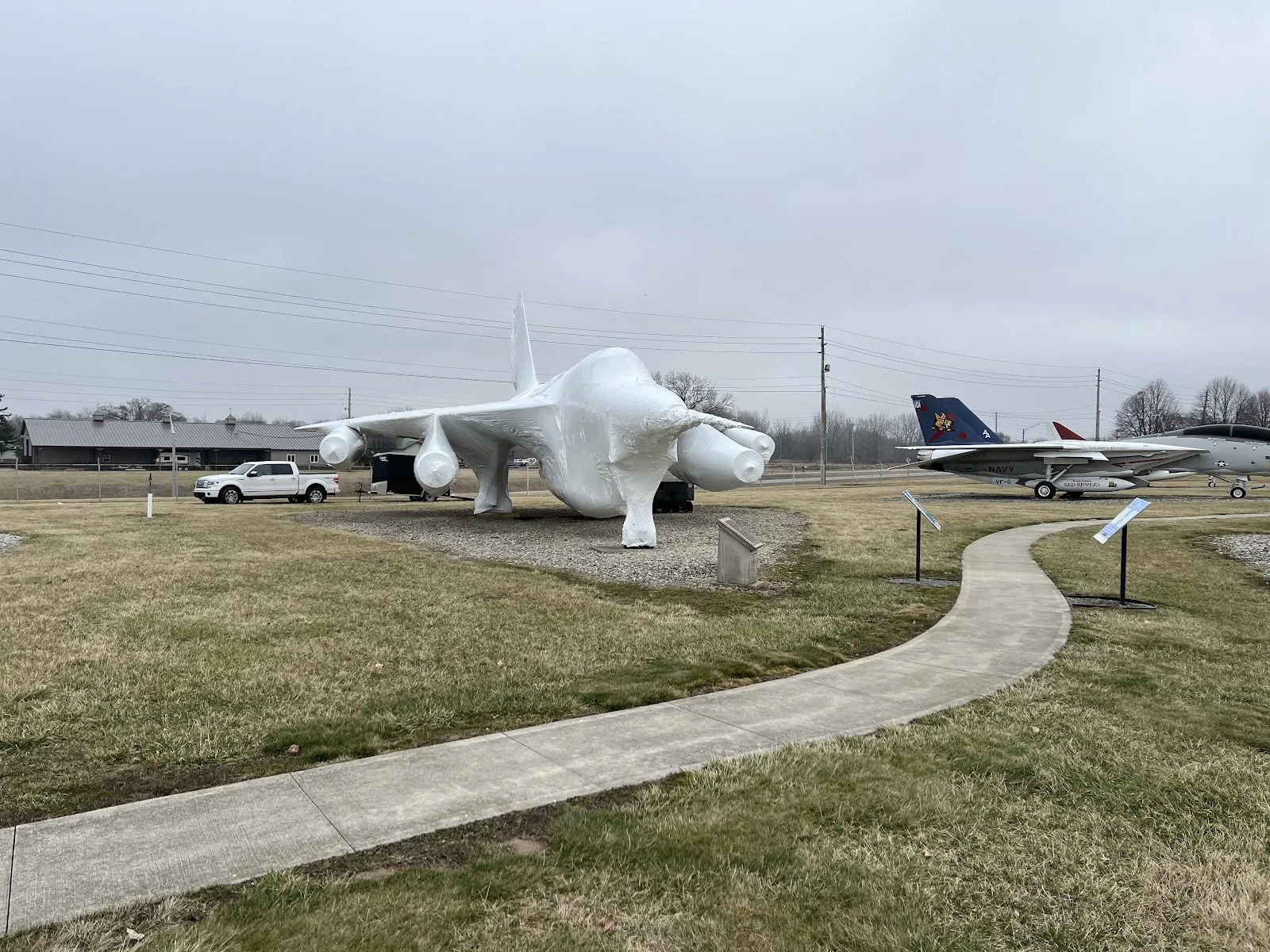 Grissom Air Museum shrink wrap project, photo 10