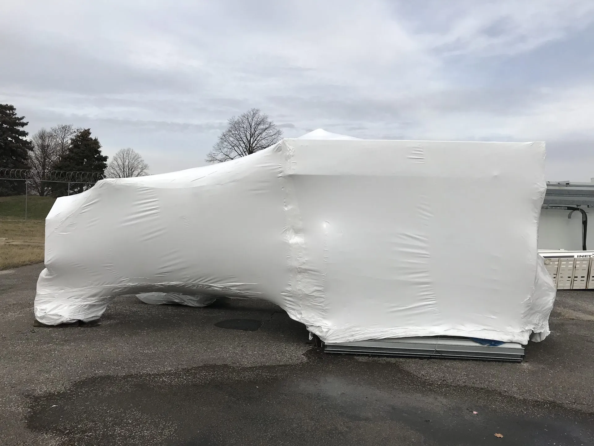 Indianapolis International Airport, Aerospace & Aviation shrink wrapping by Shrink Masters