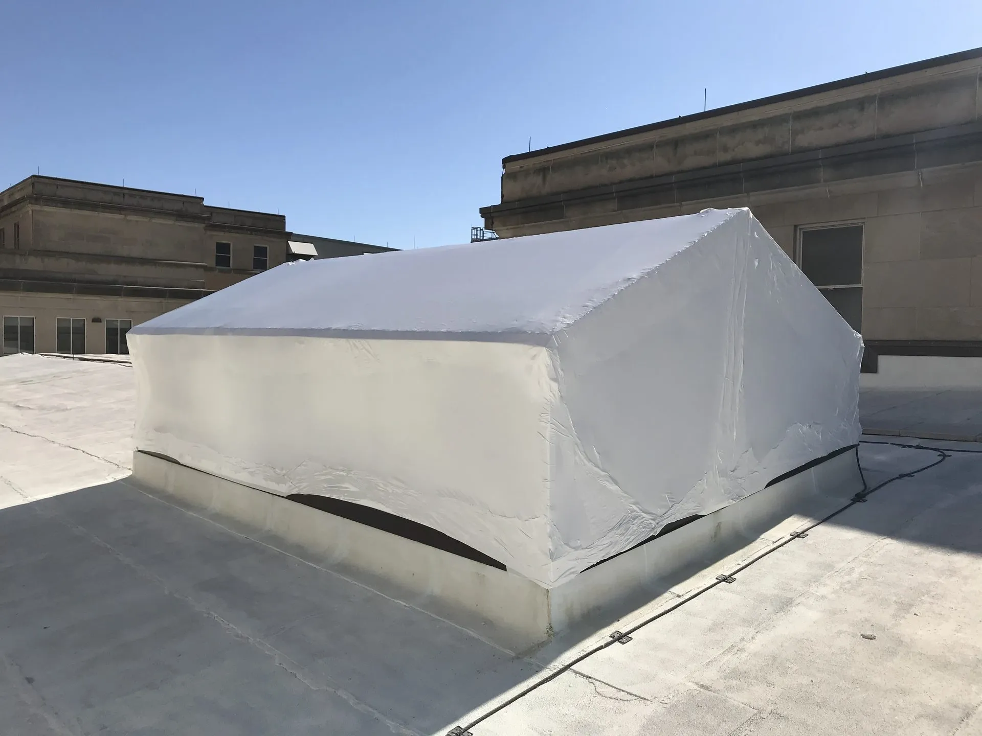 Indianapolis Post Office, Government & Institutional shrink wrapping by Shrink Masters