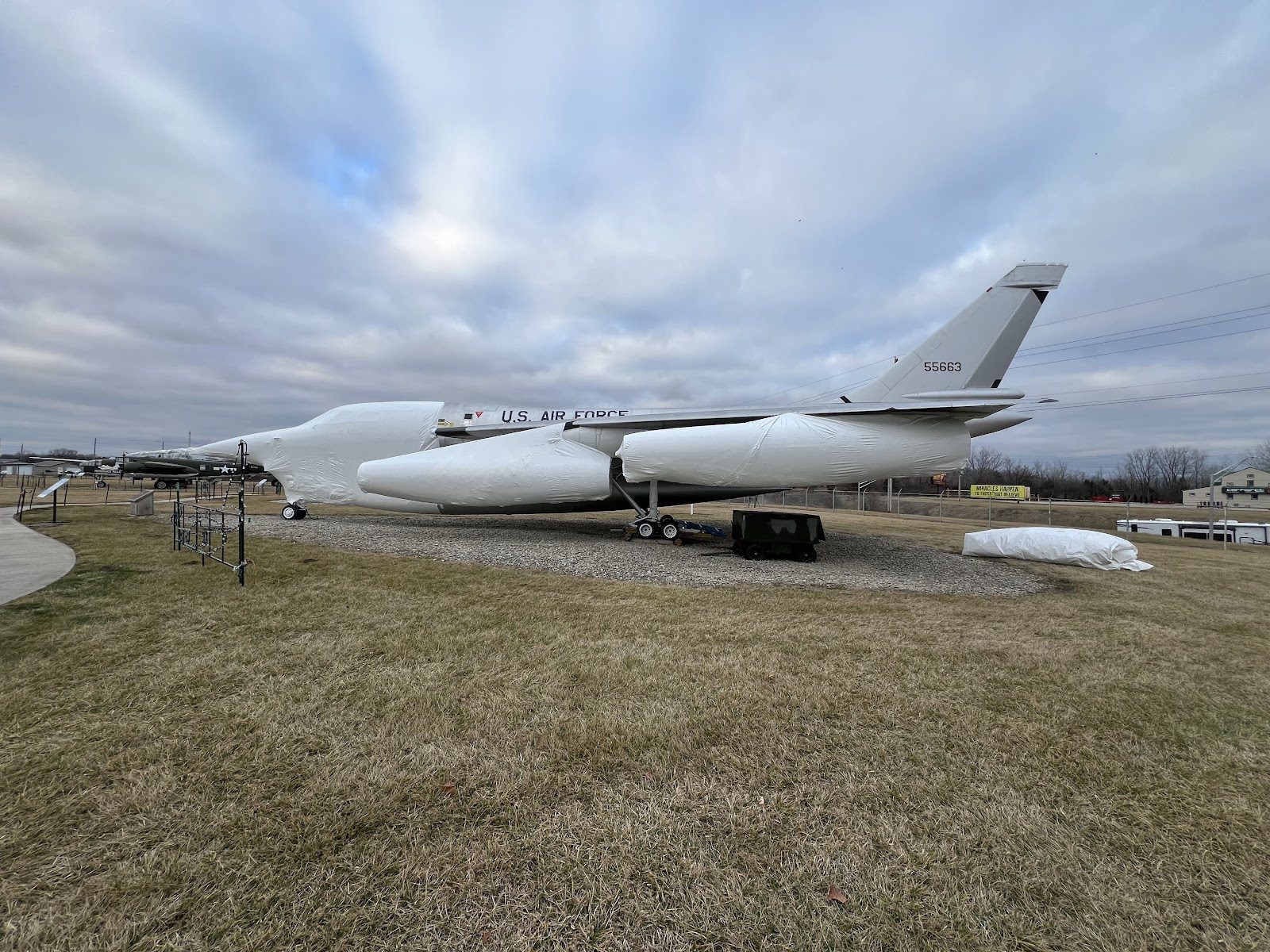 Grissom Air Museum shrink wrap project, photo 2