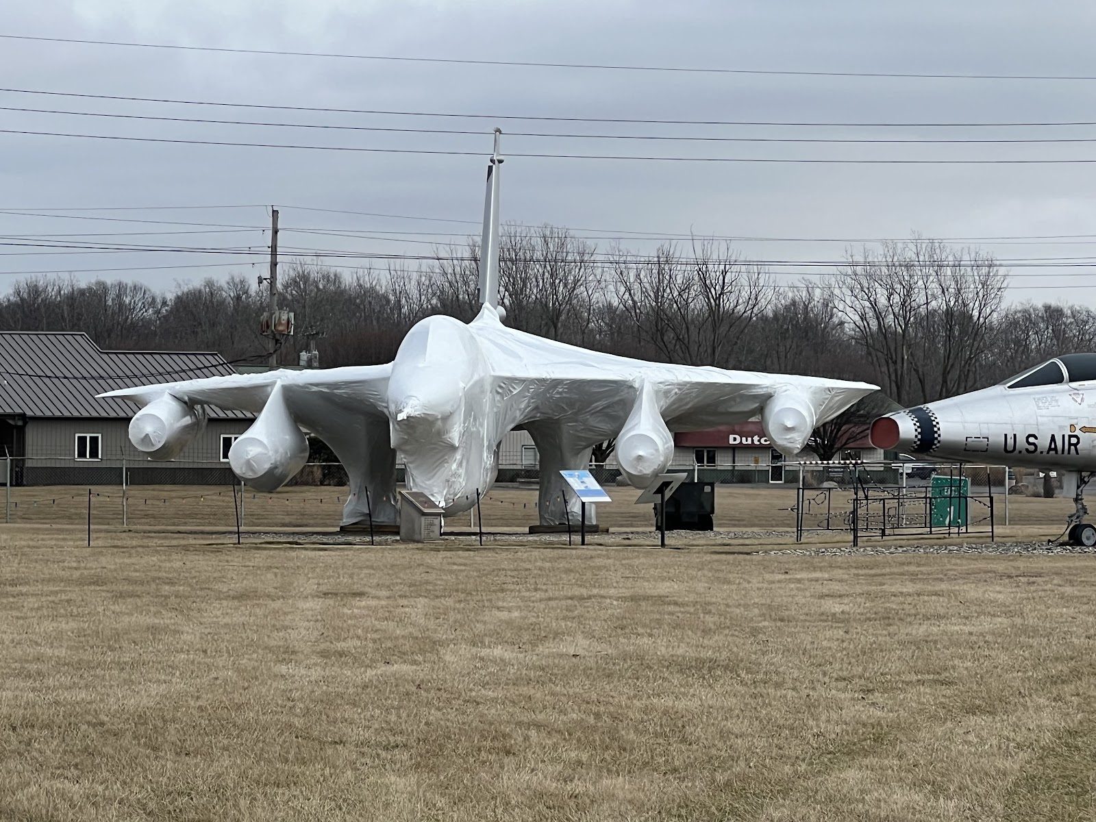 Grissom Air Museum shrink wrap project, photo 6