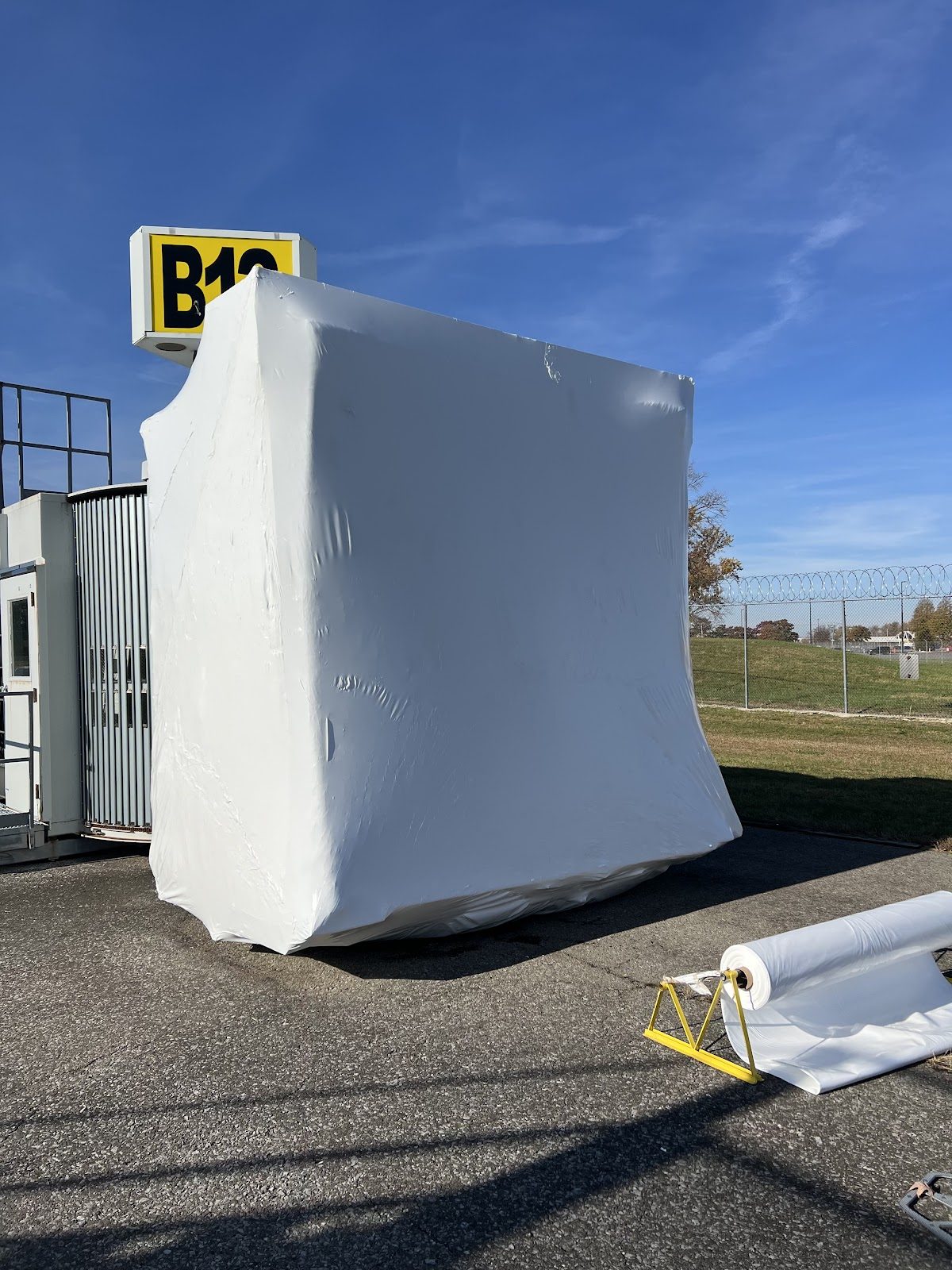 Indianapolis International Airport shrink wrap project, photo 3