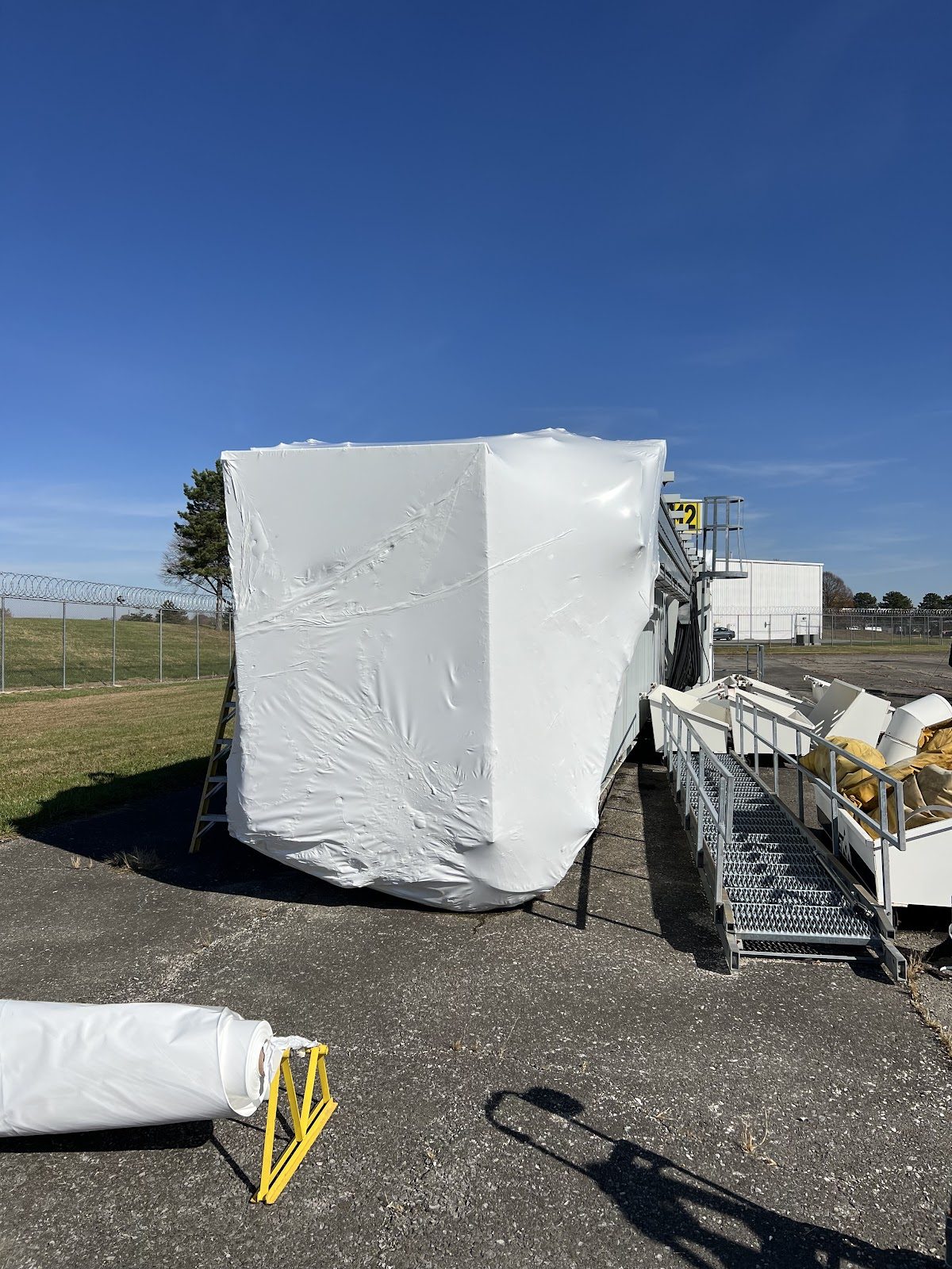 Indianapolis International Airport shrink wrap project, photo 4
