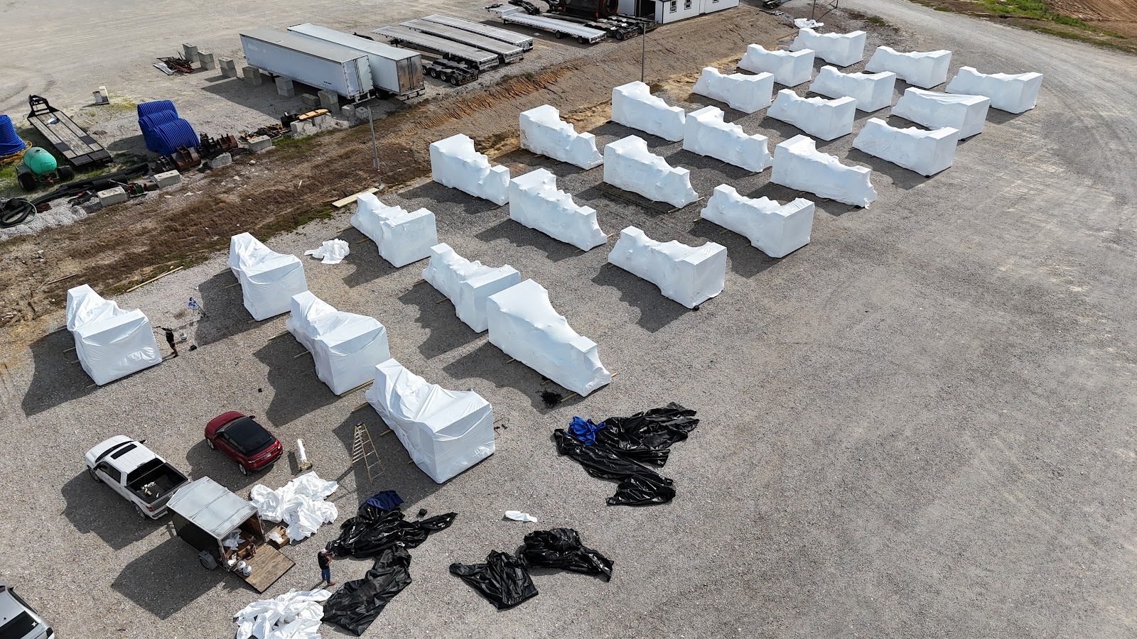 Loftin Electric shrink wrap project, photo 2