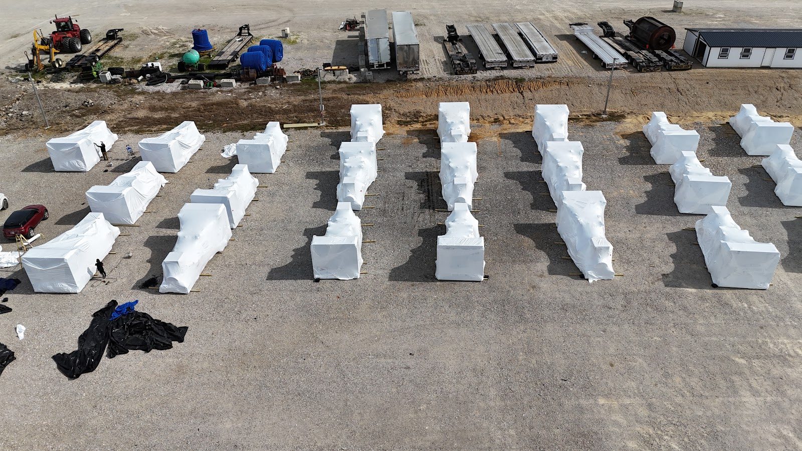 Loftin Electric shrink wrap project, photo 3