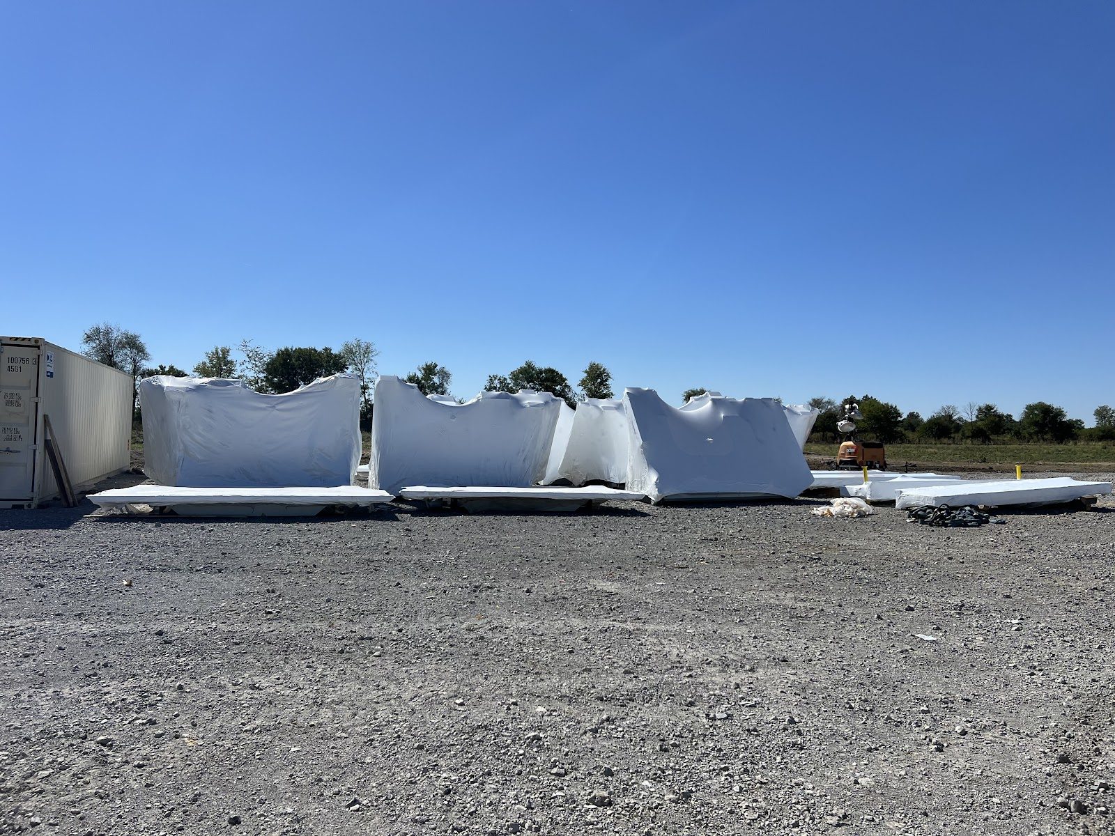 Nucor Steel Crawfordsville shrink wrap project, photo 1