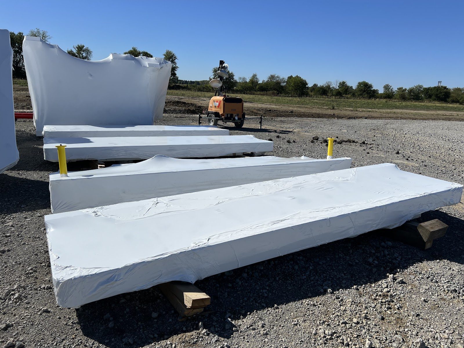 Nucor Steel Crawfordsville shrink wrap project, photo 2