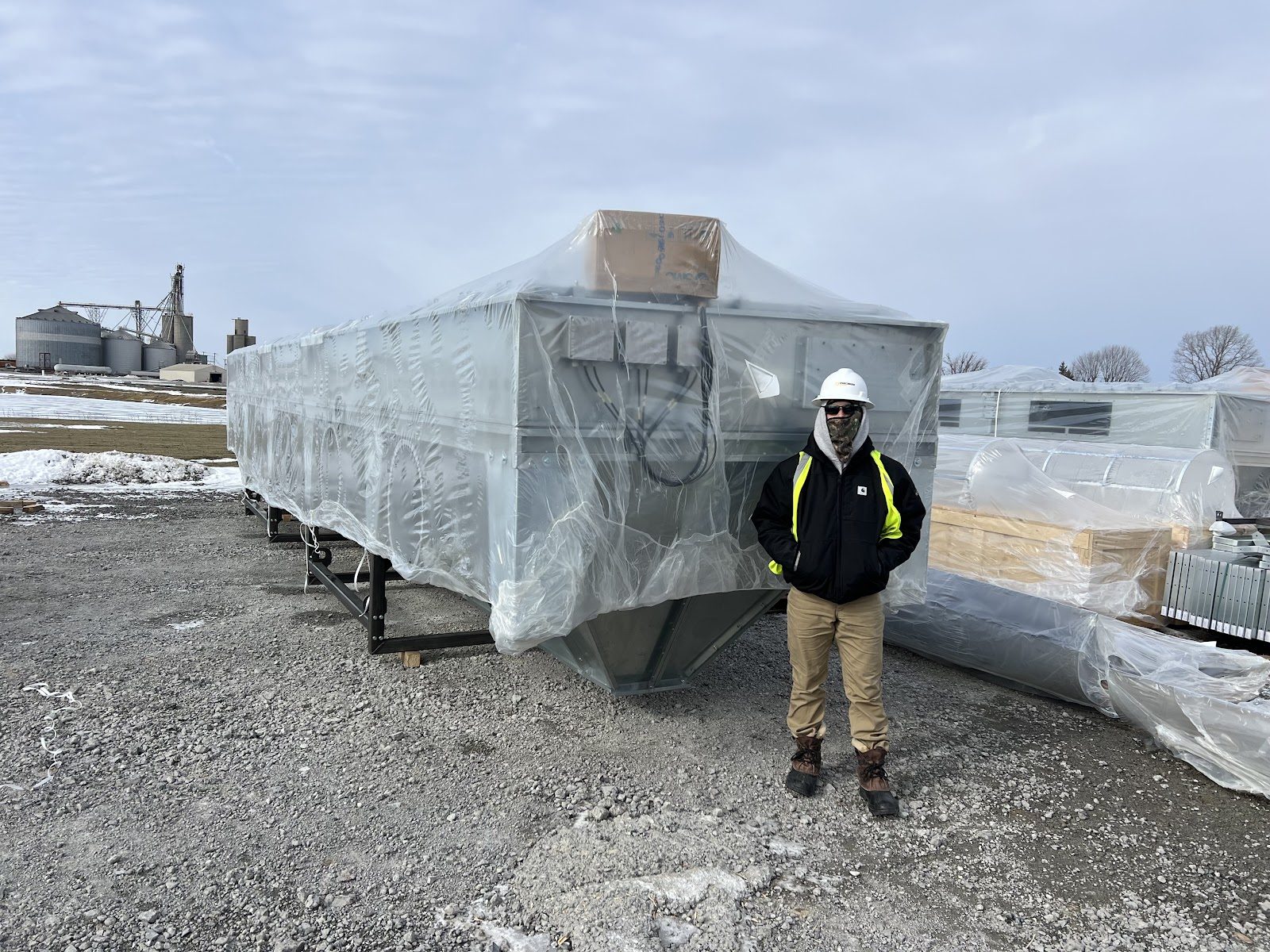 Nucor Steel Crawfordsville shrink wrap project, photo 3