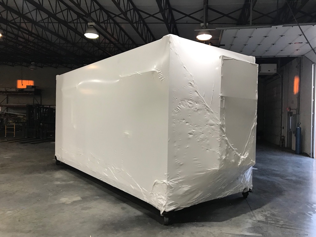 Industrial shrink wrap project, photo 12