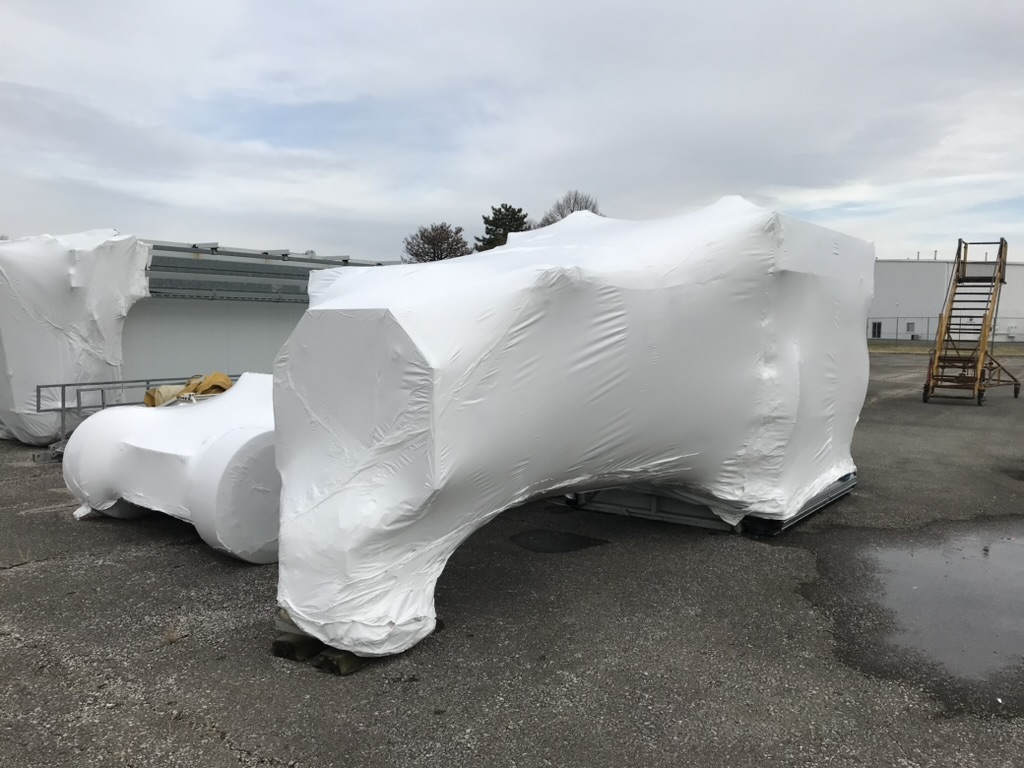 Industrial shrink wrap project, photo 17
