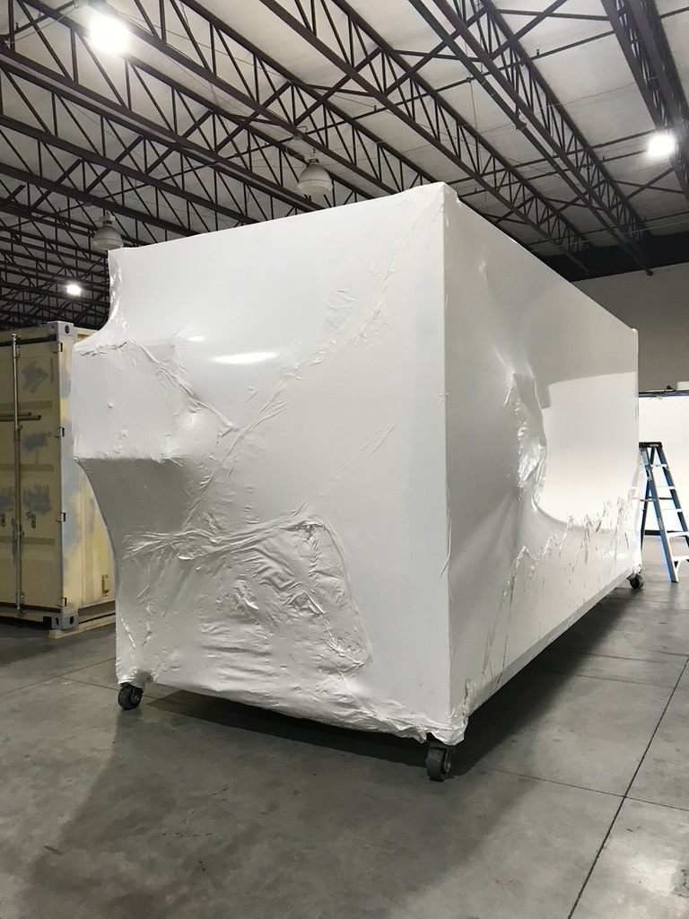 Industrial shrink wrap project, photo 18