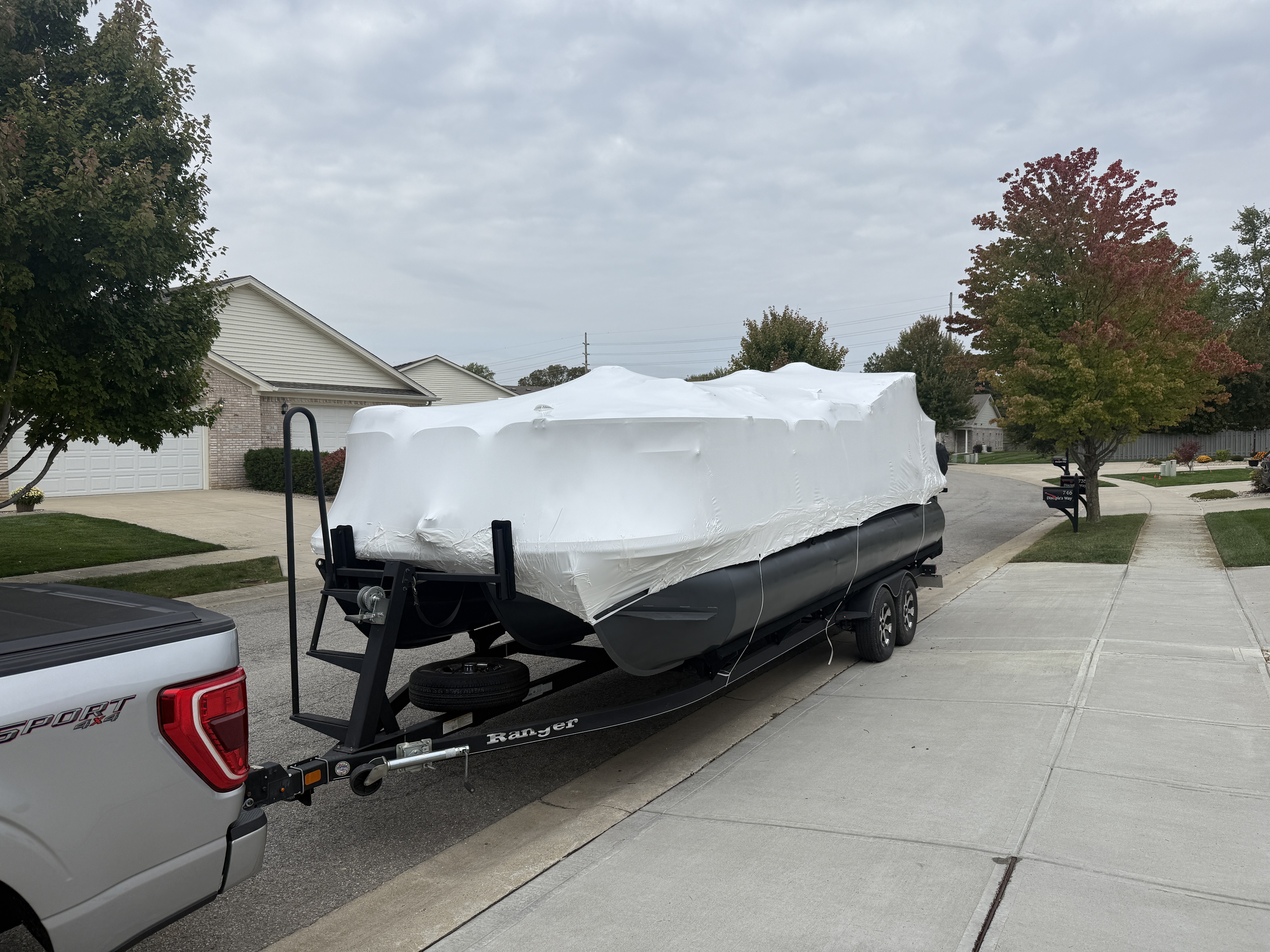 Marine shrink wrap project, photo 9