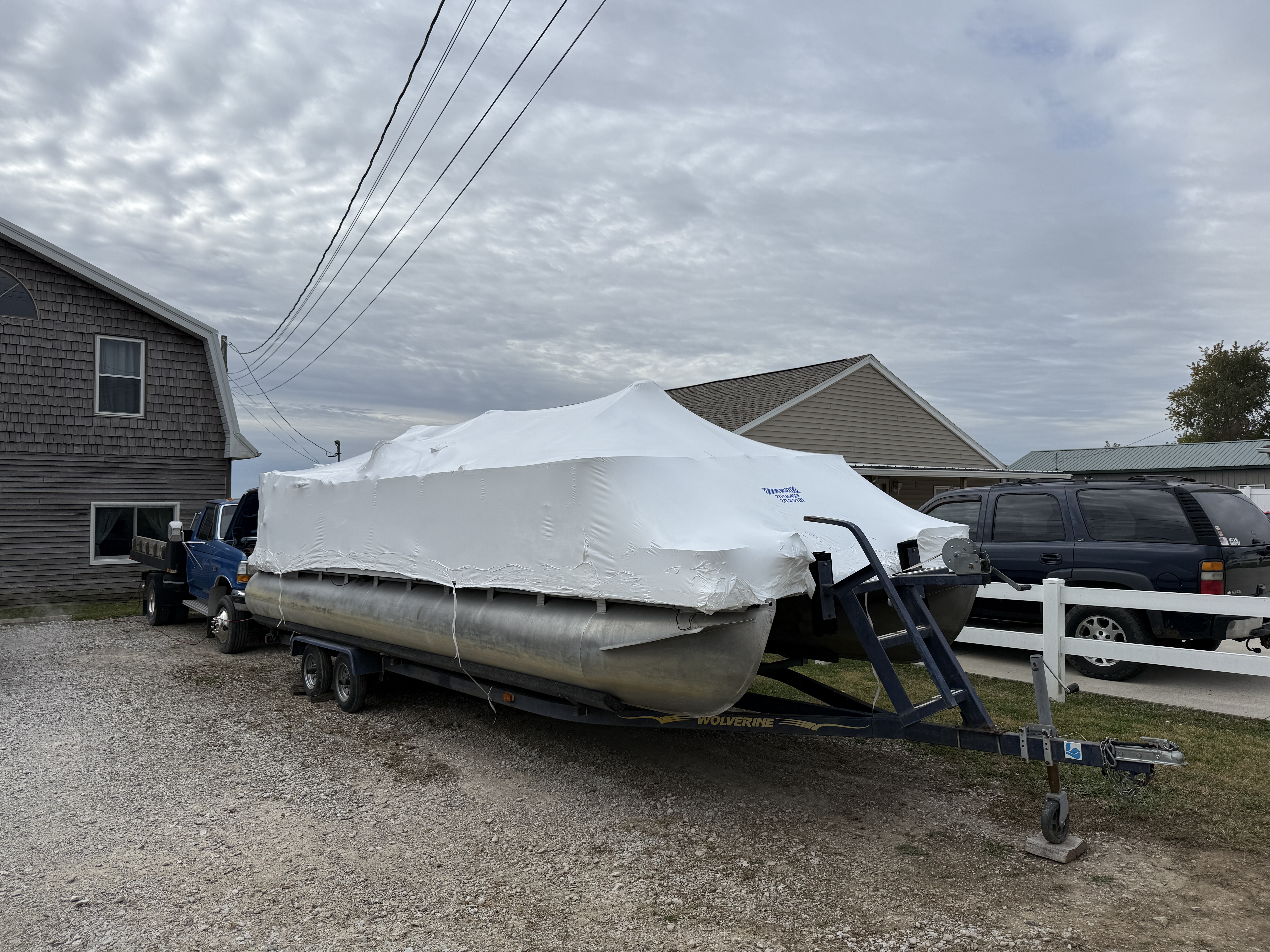 Marine shrink wrap project, photo 17