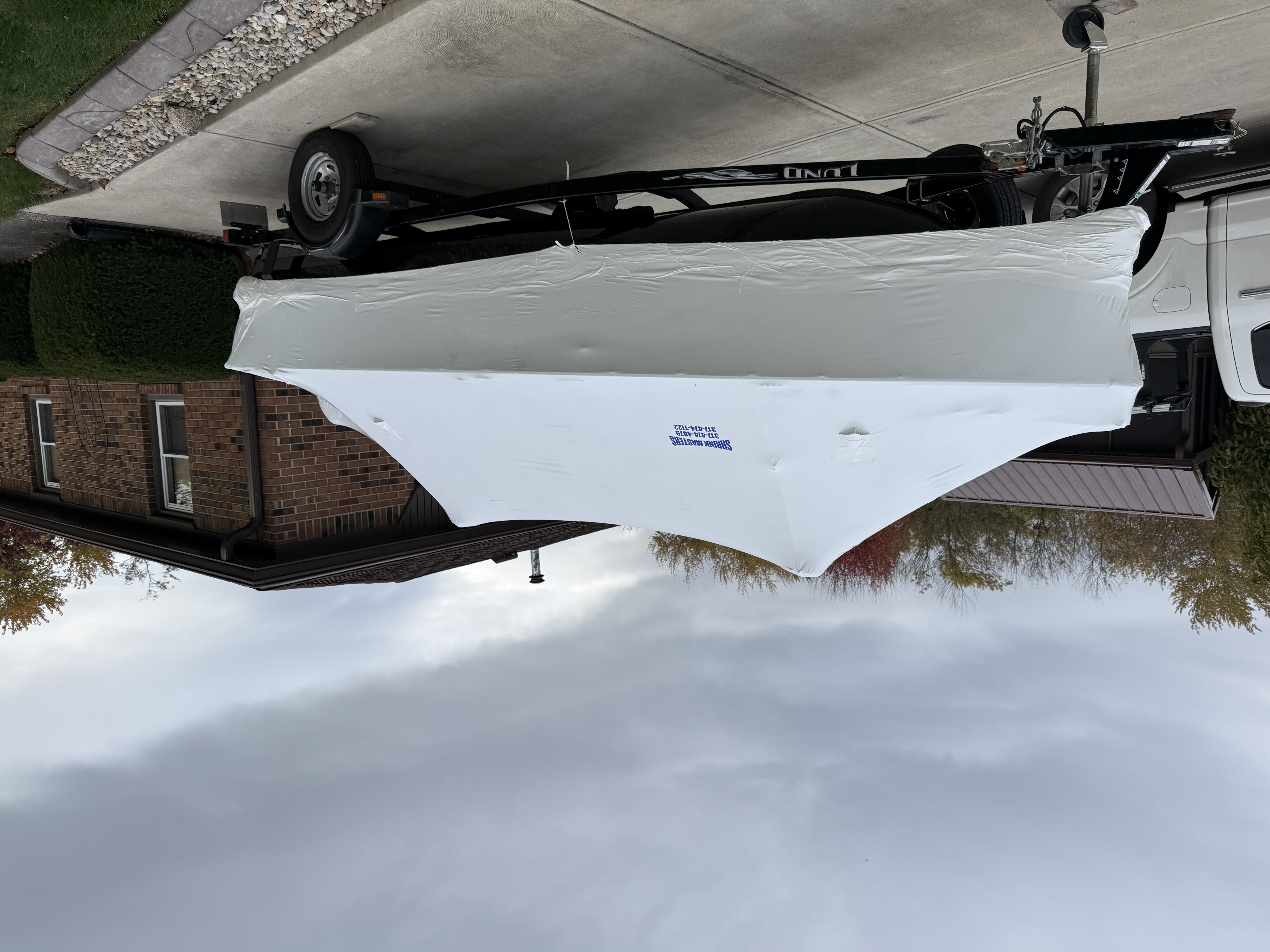 Marine shrink wrap project, photo 20