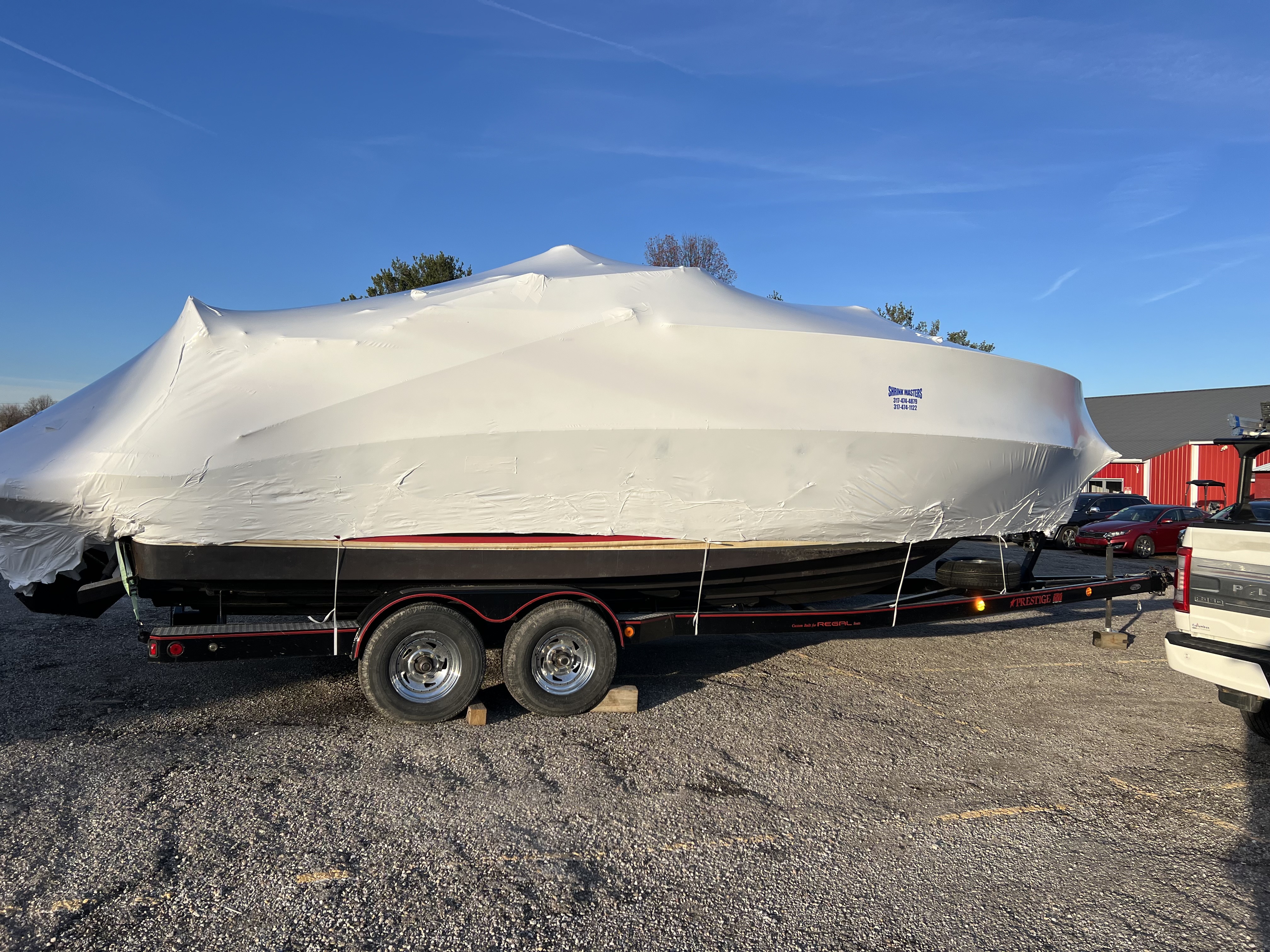 Marine shrink wrap project, photo 25